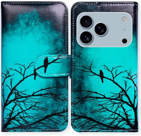 Case for iPhone 17 Pro Max,Elephant Mother Baby Flowers Leather Flip Phone Case Wallet Cover with Card Slot Holder Kickstand for iPhone 17 Pro Max in Kuwait