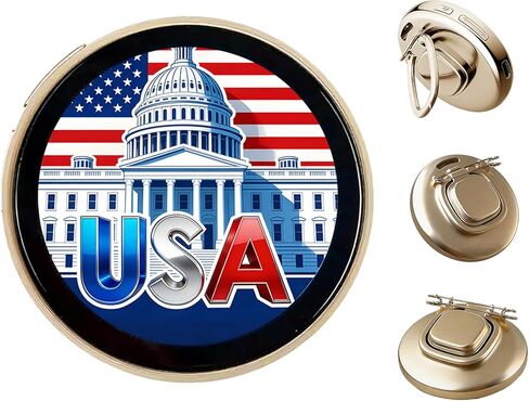 1.89 Inch Digital Button Badge Photo Frame, Mini LED Electronic Pin with Touch Control, Supports Photos, GIFS & Animations, Personalized Gift for Events in Saudi Arabia