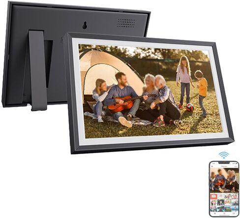 إطار صور رقمي 10.1 بوصة، خيارات ذاكرة 16/32 جيجابايت، شاشة لمس 1280 * 800، اتصال واي فاي، يدعم الاتصال متعدد المستخدمين، النقل عن بعد، التدوير التلقائي، ومشاركة الصور/الفيديو 32 جيجا in Saudi Arabia