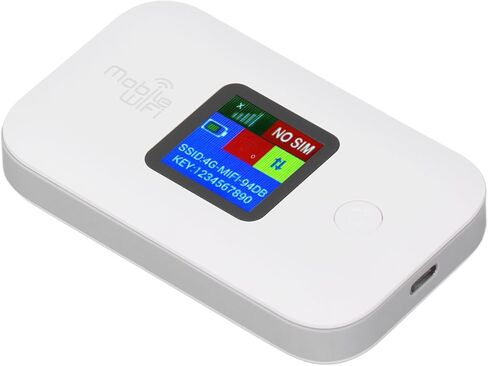 SUNGOOYUE شبكة WiFi محمولة سريعة وآمنة 4G مع إمكانية المشاركة بين 10 أجهزة. جهاز توجيه WiFi متنقل يتميز بعمر بطارية طويل وفتحة لبطاقة SIM للوصول إلى الإنترنت أثناء التنقل in Saudi Arabia