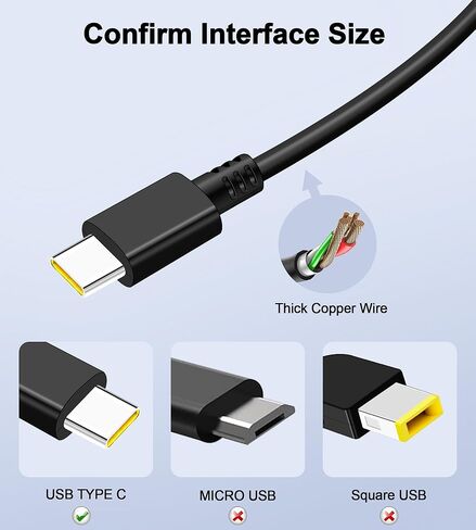 شاحن USB C بقدرة 65 وات متوافق مع ASUS Zenbook 3 13 14 S Deluxe UX390 UX390U UX325 UX325E UX325JA UX425 UX435 UX490 UX490UA UX393، Chromebook Flip C213 C302 C403 Type C in Saudi Arabia