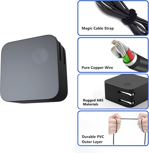 شاحن 2025 USB C Surface Pro بقدرة 65 وات متوافق مع Microsoft Surface Pro 12(2025) Copilot+ PC 11 10 9 Surface Pro 13 بوصة 2105 AI USB Type C سلك إمداد الطاقة in Kuwait