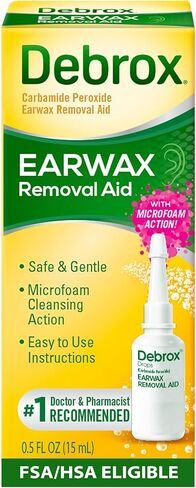 Debrox Earwax Removal Drops Earwax, 0.5 Fl Oz (Pack of 2) in Saudi Arabia