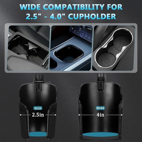 Magnetic Cup Holder Phone Holder for Magsafe, 360° Adjustable Long Gooseneck & Powerful N54 Magnet Cell Phone Mount for Car Compatible with iPhone & Samsung & All Smartphones in Saudi Arabia