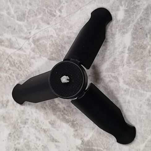 housoutil 4pcs حامل ثلاثي للهاتف قابل للطي مع 1/4 بوصة برغي كاميرا منضدية حامل ثلاثي القوائم للهواتف الذكية والكاميرات المدمجة، حامل سطح المكتب المحمول لمدونات الفيديو والبث المباشر in Kuwait