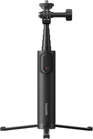 Insta360 Mini 2-in-1 Tripod 2.0 Remote Kit (1/4" Mount) for insta360 X5/X4 Air/GO Ultra/GO 3S/Ace Pro 2، عمود غير مرئي وحامل ثلاثي مدمج، جهاز تحكم عن بعد صغير للتحكم في الكاميرا عن بعد، حامل 1/4 بوصة in Kuwait