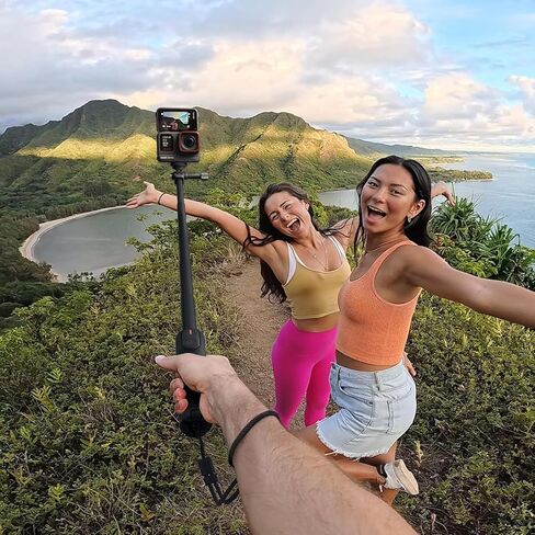 Insta360 Mini 2-in-1 Tripod 2.0 Remote Kit (1/4" Mount) for insta360 X5/X4 Air/GO Ultra/GO 3S/Ace Pro 2، عمود غير مرئي وحامل ثلاثي مدمج، جهاز تحكم عن بعد صغير للتحكم في الكاميرا عن بعد، حامل 1/4 بوصة in Kuwait