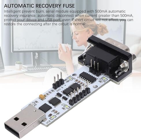 USB to TTL RS232 RS485, 6 Conversion in 1 Auto Converter with LED Light for for 10, for 8, for 7, for Linux, etc. in Saudi Arabia