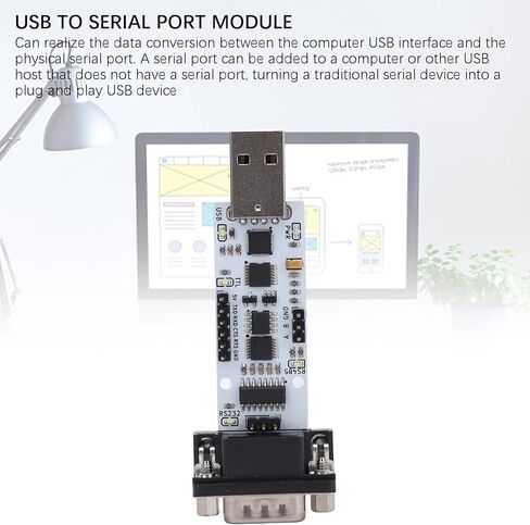 USB to TTL RS232 RS485, 6 Conversion in 1 Auto Converter with LED Light for for 10, for 8, for 7, for Linux, etc. in Saudi Arabia
