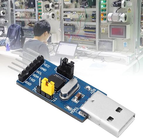 وحدة محول تحميل Eujgoov USB إلى TTL، وحدة محول USB إلى IIC UART وحدة تسلسلية لـ 5V 3.3V in Kuwait