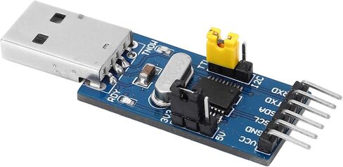 وحدة محول Eujgoov USB إلى IIC، محول UART، مع عرض حالة مصباح LED، تنزيل برنامج ISP لسلسلة MCU أو in Kuwait