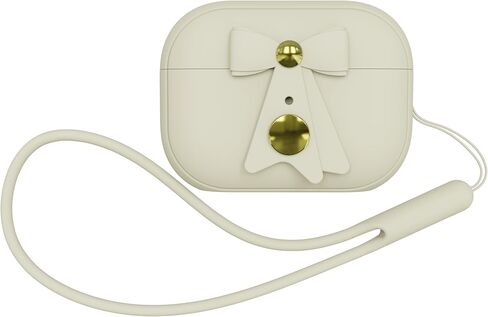 حافظة جديدة لحافظة Airpods Pro (2023/2022/2019، الجيل الثاني/الأول)، حافظة من السيليكون الناعم لحافظة AirPods Pro الجيل الثاني مع قفل آمن للفتيات والنساء، تدعم (USB-C) والشحن اللاسلكي، (وردي) in Kuwait