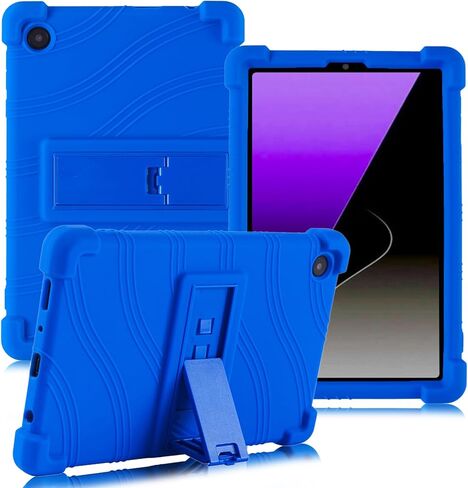 حافظة ATOOZ لهاتف Samsung Galaxy Tab A11 للأطفال مقاس 8.7 بوصة 2025، حافظة من السيليكون الناعم لجهاز Samsung Galaxy Tab A9 مقاس 8.7 بوصة (SM-X135G/SM-X110/SM-X115/SM-X117) مع دعامة قابلة للتعديل (أزرق) in Kuwait