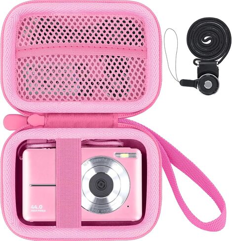 Camera Case Compatible with CAMKORY/Fleafer/Lecran/IGXHAVIZ Digital Camera,FHD 1080P Point and Shoot Camera with 16X Zoom Anti Shake(Black Case) in Saudi Arabia