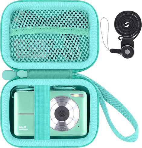 Camera Case Compatible with CAMKORY/Fleafer/Lecran/IGXHAVIZ Digital Camera,FHD 1080P Point and Shoot Camera with 16X Zoom Anti Shake(Black Case) in Saudi Arabia
