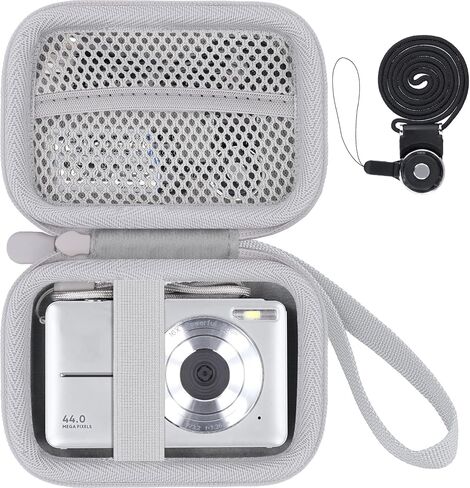 Camera Case Compatible with CAMKORY/Fleafer/Lecran/IGXHAVIZ Digital Camera,FHD 1080P Point and Shoot Camera with 16X Zoom Anti Shake(Black Case) in Saudi Arabia