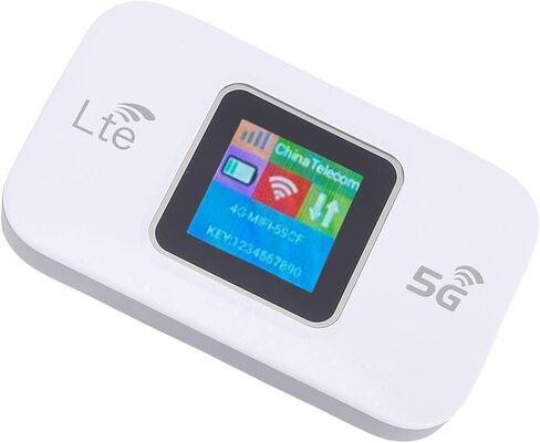 5G Mobile Hotspot Router, 300Mbps High Speed LTE Portable WiFi with WPA WPA2 Encryption, for Travel Outdoor Europe Asia Africa in Saudi Arabia