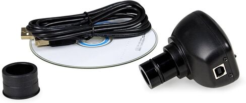 Vision Scientific VMS0007-TZ-3NN Trinocular Zoom Stereo Microscope, 10x WF Eyepiece, 0.8X—5X Zoom, 4X—100x Magnification, 0.5X & 2X Aux Lens, LED Illumination, 3.0MP Digital Eyepiece Camera in Saudi Arabia