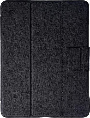 حافظة جلدية BLACKBROOK لجهاز iPad Pro 13 بوصة (M5/M4) - غطاء فوليو مصنوع يدويًا من الجلد المحبب بالكامل - حامل أقلام آمن وحامل مغناطيسي، نوم ذكي - صندوق هدايا فاخر (قهوة متعثرة) in Kuwait