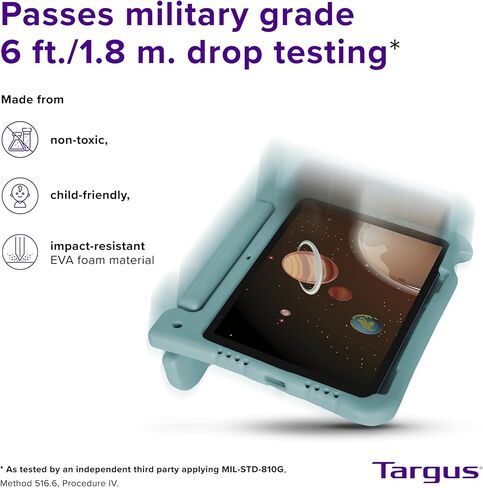 Targus – Kids Case Compatible with iPad Air 11" (M2), iPad 10.9" (10th Gen), iPad Air 10.9" (5th & 4th Gen), iPad Pro 11 Inch (1st–4th Gen) - THD96405GL in Saudi Arabia
