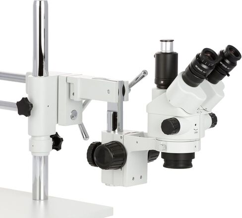 AmScope 7X-45X Simul-Focal Stereo Lockable Zoom Microscope with a Fiber Optic Ring Light in Saudi Arabia