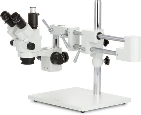 AmScope 7X-45X Simul-Focal Stereo Lockable Zoom Microscope with a Fiber Optic Ring Light in Saudi Arabia