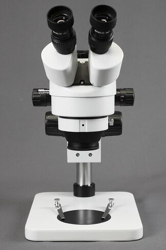 Vision Scientific VS-1FZ-IFR07-RET11.6 Simul-Focal Trinocular Zoom Stereo, 10x WF Eyepiece, 0.7X-4.5X Zoom, 3.5x-90x Magnification, Pillar Stand, 144-LED Ring Light, 11.6" Retina Screen w/5MP Camera in Saudi Arabia