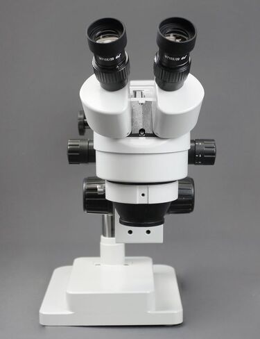 Vision Scientific VS-5EZ Binocular Zoom Stereo Microscope, 10x WF Eyepiece, 0.7X—4.5X Zoom, 3.5X—90x Magnification, 0.5X & 2X Auxiliary Lens, Double Arm Boom Stand in Saudi Arabia