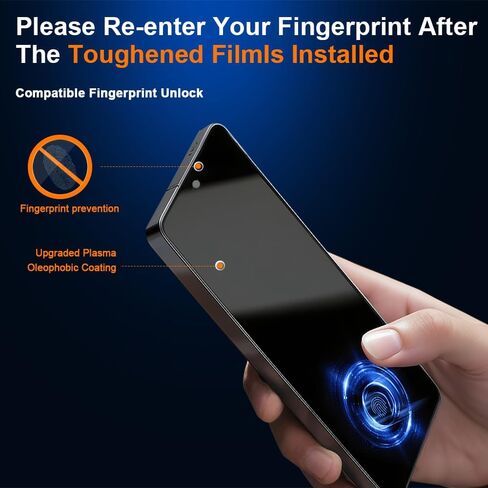 9H+ Privacy Anti-Spy Glass for Samsung Galaxy S25 Ultra Screen Protector, Crystal Clear HD, Auto-Align Frame & 3S Installation, Full Coverage Tempered Glass, [2-Pack with Dust-Free Kit] in Saudi Arabia