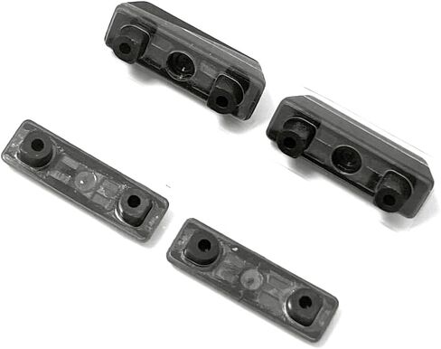 غطاء سفلي من Jintai وسادة أقدام مطاطية مضادة للانزلاق بديلة باللون الأسود لجهاز Lenovo Thinkpad L15 20U3 20U4 20U7 20U8 L15 Gen 2 20X3 20X4 20X7 20X8 GL5A0 قطعتان سميكتان وقطعتان رفيعتان in Kuwait