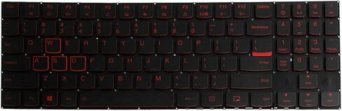 لوحة مفاتيح بديلة للكمبيوتر المحمول Lenovo Legion Y520 Y520-15IKB Y720 Y720-15IKB R720 R720-15IKB 15 15IKB 9Z.NDKBN.D01 لوحة مفاتيح بإضاءة خلفية للكمبيوتر المحمول الأمريكي، أسود in Kuwait