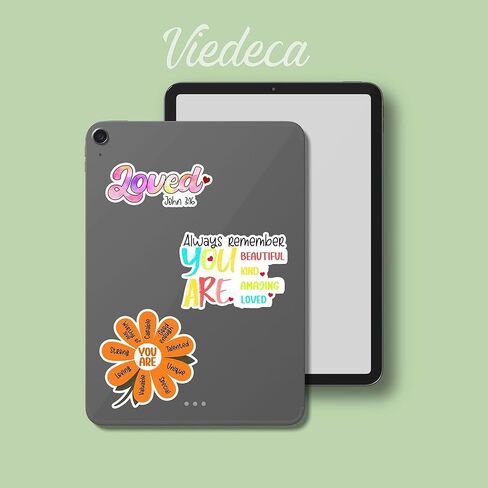 (3Pcs) Every Day God Thinks of You Because Every Second He Loves You Sticker Inspirational Christian Jesus Bible Verse Vinyl Decals for Tumbler Laptop Water Bottles Books Phone - Size 3x2.6 Inches in Kuwait