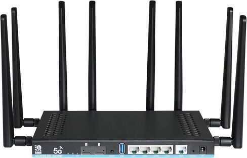 راوتر 5G واي فاي 6 AX3000 مع فتحات SIM مزدوجة جيجابت ثنائي النطاق Z8102AX-T-A-RM520NGL in Kuwait