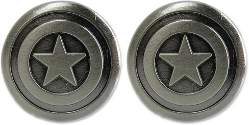 Marvel Captain America Shield Deluxe Pewter Lapel Pin in Saudi Arabia