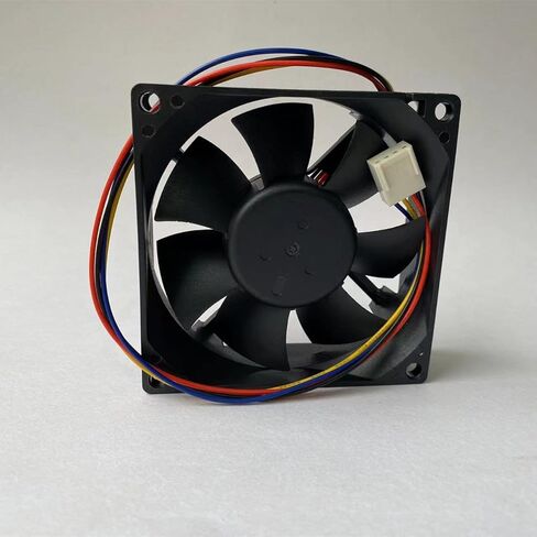 DS08025R12U P158 مروحة DC12V 0.70A 64CFM 80 × 80 × 25 مم 8 سم 4 أسلاك / 4 دبوس مروحة تبريد in Kuwait
