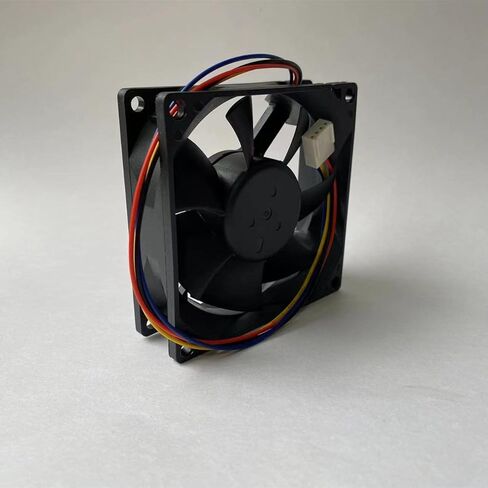 DS08025R12U P158 مروحة DC12V 0.70A 64CFM 80 × 80 × 25 مم 8 سم 4 أسلاك / 4 دبوس مروحة تبريد in Kuwait
