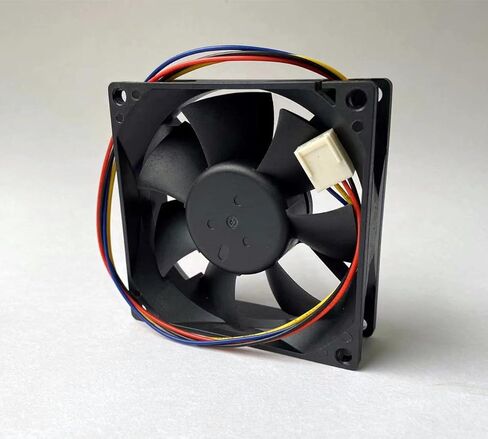 DS08025R12U P158 مروحة DC12V 0.70A 64CFM 80 × 80 × 25 مم 8 سم 4 أسلاك / 4 دبوس مروحة تبريد in Kuwait