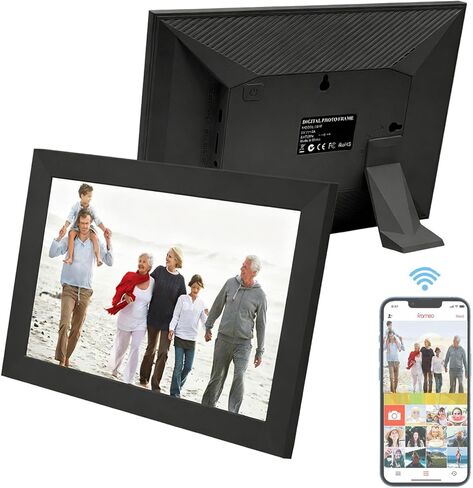 Digital Photo Frame, 10.1-Inch, Built-in 32gb Memory, 1280 * 800 IPS Touchscreen, Multi-User Connection, Remote Transfer, Automatic Rotation, Slideshow Playback, Photo/Video Sharing B in Saudi Arabia