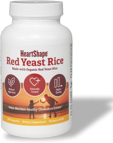 HeartShape OTC Red Yeast Rice, 120 Count in Saudi Arabia