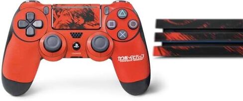 ملصق Skinit المخصص للألعاب متوافق مع حزمة PS4 Pro - تصميم ملصق Cowboy Bebop Spike مرخص رسميًا in Kuwait
