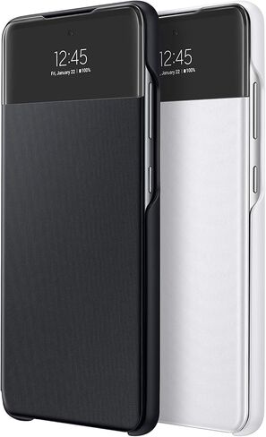 Samsung Galaxy A52 S-View Wallet Cover, Black in Saudi Arabia