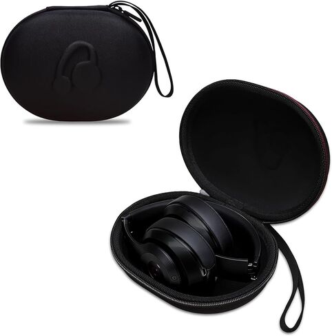 Hard Case for Beats Studio Pro/Solo 4 3 2 / Studio 3 Wireless Noise Cancelling Headphones, Black in Saudi Arabia