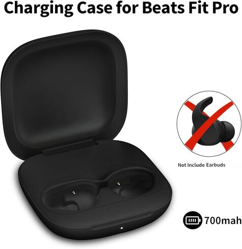علبة شحن بديلة لجهاز Beats Fit Pro، حافظة شاحن محمول بمنفذ USB-C مع زر مزامنة بلوتوث، بطارية مدمجة 700 مللي أمبير في الساعة (غير متضمنة سماعات الأذن) in Kuwait