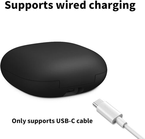 علبة شحن بديلة لجهاز Beats Fit Pro، حافظة شاحن محمول بمنفذ USB-C مع زر مزامنة بلوتوث، بطارية مدمجة 700 مللي أمبير في الساعة (غير متضمنة سماعات الأذن) in Kuwait