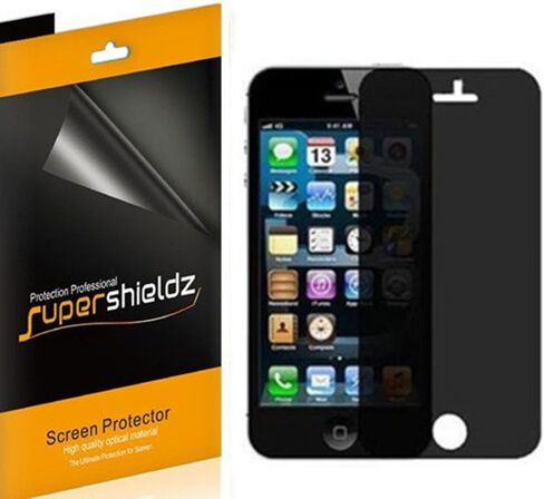 Supershieldz (2 Pack) Privacy Anti Spy Screen Protector Shield Designed for iPhone SE (1st Gen, 2016 Edition), 5S, 5, 5C in Kuwait