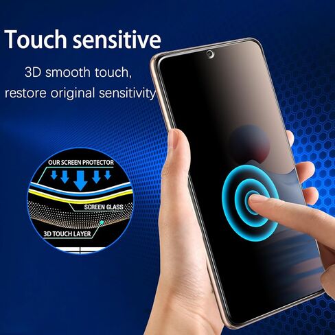 MAYtobe [2-Pack Privacy Screen Protector for Samsung Galaxy S21 5G Tempered Glass, No Bubbles, Anti Scratch, Easy to Install in Saudi Arabia
