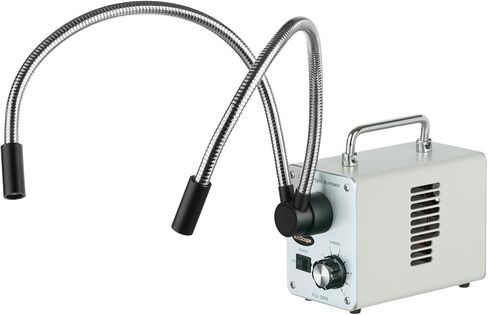 AmScope 3.5X-180X Simul-Focal Trinocular Boom Stereo Microscope with LED Fiber Optic Light and 10MP USB3 Camera in Saudi Arabia