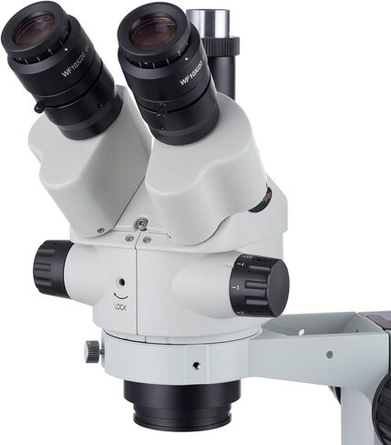 AmScope 3.5X-45X Simul-Focal Stereo Zoom Microscope with 30W LED Illuminator and 18MP USB3 Camera in Saudi Arabia
