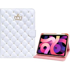 غطاء ذكي لجهاز iPad Air 5 /ipad Air 4 مع حامل قلم رصاص للاستيقاظ/النوم التلقائي، غطاء خلفي ناعم من مادة TPU لجهاز iPad Air 5th/4th Gen 10.9 بوصة (وردي) in Kuwait