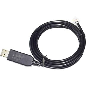 Origin FT232RL CHIP USB to RJ9 4P4C Adapter RS485 Converter Serial Communication Cable Compatible with The Lust LTI SMC1 PLC Control to PC Host(1.8M) in Saudi Arabia